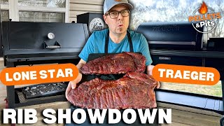 Traeger Ironwood XL vs Lone Star Grillz  Epic RIB SHOWDOWN  Which Pellet Grill is Better [upl. by Andeee]