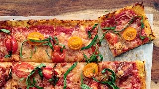 How to Make Cauliflower Crust Pizza Dough [upl. by Rukna110]