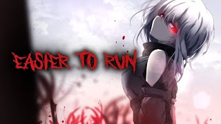 Nightcore Easier To Run  Linkin Park lyrics [upl. by Scotney872]