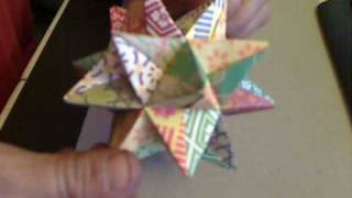 How to fold an Origami Modular Star [upl. by Esaertal]