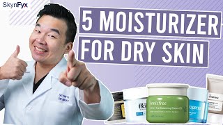 Top 5 Moisturizer for Dry Skin [upl. by Leugim]