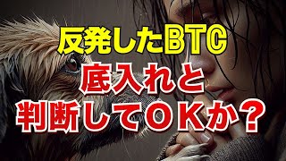 反発したビットコイン、底入れと判断してＯＫか？ [upl. by Ycrep]