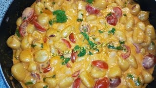 GNOCCHI PFANNE mit Tomaten und Sahne  einfach und schnell [upl. by Astra]