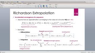 Java for Scientific Computing Richardson Extrapolation  Part 1 [upl. by Anivlek277]