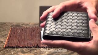 Bottega Veneta Intrecciato VN Leather Wallet AUTHENTIC Like Hermes [upl. by Elyagiba]