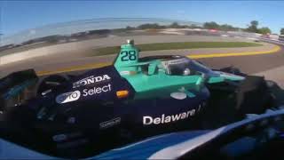 2024 Indycar Milwaukee Race 1  2 Josef Newgarden amp 28 Marcus Ericsson Crash Onboard [upl. by Agiaf234]