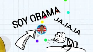 SOY OBAMA EN AGARIO 🤣🤣 [upl. by Auqinot]