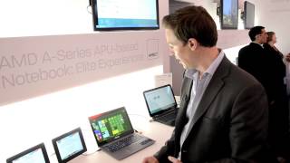 AMD at CES 2013  AMD Notebook Highlights [upl. by Evilo]