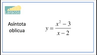 Encontrar Asintotas verticales y oblicua en funciones racionales [upl. by Sanford]