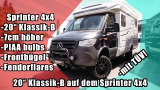 Mercedes Sprinter 907 Felgen Höherlegung Verbreiterungen  delta4x4 [upl. by Terrab254]