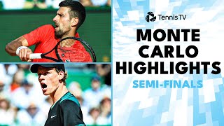 Sinner amp Tsitsipas Play EPIC Djokovic Takes On Ruud  MonteCarlo 2024 Highlights SemiFinals [upl. by Wendelin]