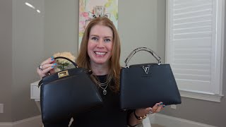 Louis Vuitton Capucines BB VS Fendi Mini Peekaboo [upl. by Yllas]