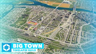 0 To 20k Population BIG TOWN Timelapse Build  Cities Skylines 2 [upl. by Aikcin197]