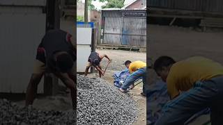 construction nomachine india labour hardwork manpower tired nonstop working stone lifting [upl. by Aronow]