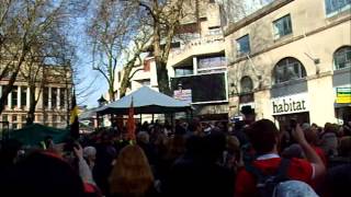 Welsh National Anthem Hen Wlad Fy Nhadau St Davids Day 2012 [upl. by Etnaid]