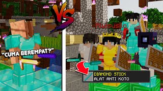 PERANG BESAR MELAWAN kotosus dibantu 4 SUBSCRIBERS di Minecraft Kalian Mau Ikutan [upl. by Powers501]