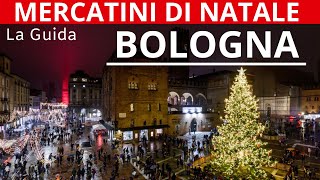 MERCATINO DI NATALE DI BOLOGNA ATMOSFERA NATALIZIA DELIZIE CULINARIE E PRESEPE VIVENTE [upl. by Femmine]