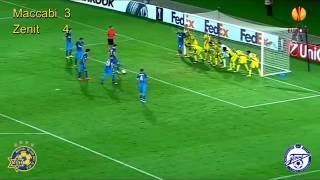 Maccabi  Zenit 34 UEFA Europa League 20162017 15 09 2016 г [upl. by Korff687]