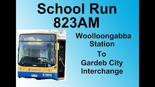 Brisbane Bus School Run 823AM [upl. by Repsac723]