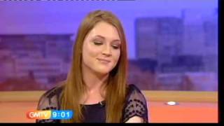 Olivia Hallinan talks about Lark Rise to Candleford GMTV 220110  InterviewsOfInterest [upl. by Suedaht]