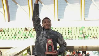 Charles Godfred Leaps 790m 2511 in 2024 NCAA Long Jump Championships [upl. by Elleynad]