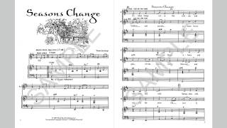 Seasons Change  MusicK8com Singles Reproducible Kit [upl. by Okimuk921]