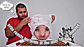 orlin roasts his bride at the alter for 18 minutes‼️😱 couplegoals wedding mukbang [upl. by Enyahs]