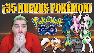 🚨 ¡¡HYPE ACTUALIZACIÓN MASIVA con 35 NUEVOS POKÉMON en NUEVA TEMPORADA de Pokémon GO Keibron [upl. by Esirahc]