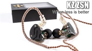 KZ ZSN hybrid earphones review [upl. by Batholomew]