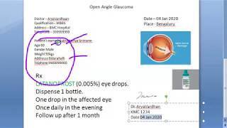 Pharmacology 998 a Format of Sample Prescription Writing How to write What is Rx Doctors note Advice [upl. by Lyford814]