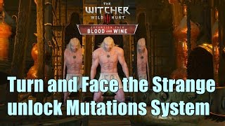 The Witcher 3 Blood And Wine Turn and Face the Strange Walkthrough l unlock Mutations System [upl. by Akemahs]