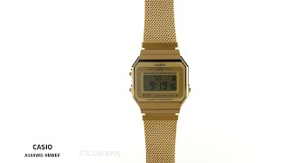 Casio VINTAGE A700WEMG9AEF Maxi Slim Vintage • Zegarek damski [upl. by Ellatsirhc]