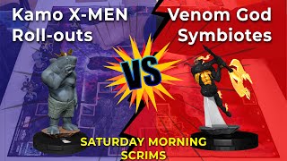 Venom God of Symbiotes vs Kamo Heroclix Gameplay  Saturday Morning Scrims [upl. by Esta]