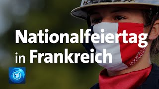 Von Corona überschattet Nationalfeiertag in Frankreich [upl. by Batha]