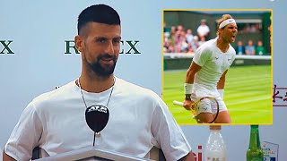 Novak Djokovic fue preguntado sobre NADAL su Respuesta fue Magnífica [upl. by Ardnohs]