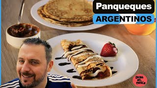 Cómo hacer PANQUEQUES con Dulce de Leche  La mejor masa de Panqueques [upl. by Widera190]