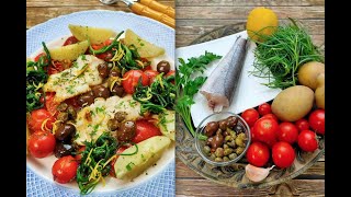 Merluzzo alla siciliana Sicilian styled cod [upl. by Avaria431]