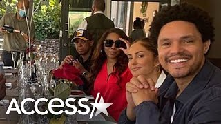 Trevor Noah amp Minka Kelly In Rare Pic Together In South Africa [upl. by Eneleahs506]