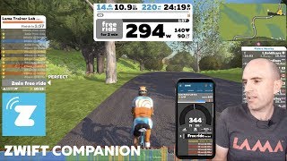 Zwift Companion App for IOS amp Android Devices  Full Details [upl. by Dadelos]