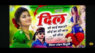 टूटया दिल को काई करुगो कोई का भी काम को कोन  Shankar bidhudi New song 2024 ✓ Manraj deewana [upl. by Aip]