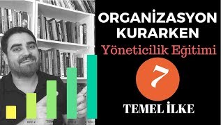 ORGANİZASYON KURMAK Örgüt Unsurları ve İlkeleri [upl. by Lenssen536]