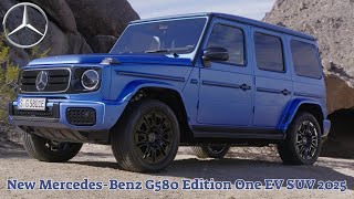 Electric GClass Has Four Motors and Incredible Torque  New MercedesBenz G580 Edition One SUV 2025 [upl. by Lyontine]