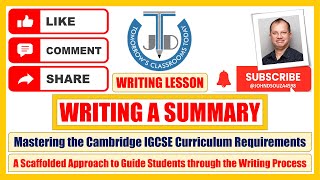 Mastering Summary Writing for Cambridge IGCSE  A StepbyStep Guide [upl. by Roch]