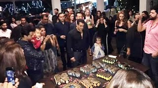 Salman Khans 51st GRAND Birthday Celebration With Family amp Friends At Panvel Farmhouse [upl. by Akinyt]