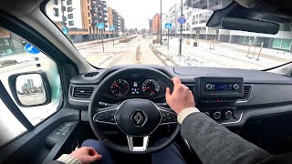 2022 Renault Trafic  20l diesel 150hp  POV Test Drive  part 2 [upl. by Airal]