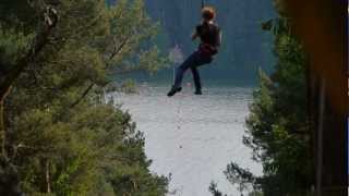 Kletterpark AbenteuerWald Enderndorf am Brombachsee Mai 2012 gefilmt mit Lumix GH2 [upl. by Llirrem978]