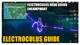 Electroculus Puzzle near Kujou Encampment Solved  Genshin Impact Guide [upl. by Aelem340]