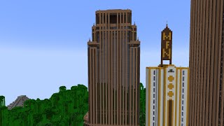 909 Poydras Tower Minecraft Recreation [upl. by Simsar]