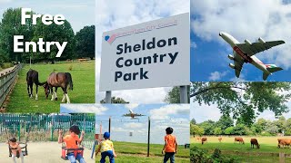 Airport Park  Sheldon Country Park Birmingham Aeroplanes Viewing [upl. by Nyloj]