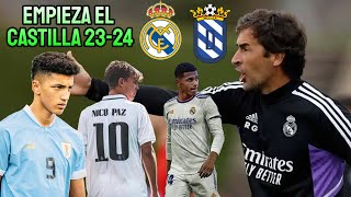 PREVIA REAL MADRID CASTILLA  UD MELILLA EMPIEZA LA TEMPORADA 2023  2024 [upl. by Lynde]